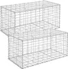 SONGMICS Gabione 2 Stück 100 x 50 x 50 cm Steinkorb für Produktbild-Vorschau 1