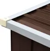 vidaXL Schowek na drewno opałowe Stal ocynkowana 330x84x152 Podgląd zdjęcia produktu 10