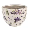 Clayre & Eef Doniczka Ø 20x15 cm Fioletowa Zielona Podgląd zdjęcia produktu 1