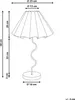 BELIANI Stolní lampa růžová kovový podstavec látkové Náhled obrázku produktu 3