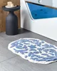 BELIANI Badematte Blau Baumwolle 60 x 90 cm Asymmetrisch Produktbild-Vorschau 4