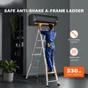 SucceBuy 15 ft scala telescopica A-frame, estensione Anteprima dell’immagine prodotto 2