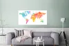 MuchoWow® Poster Weltkarte - Regenbogen - Aquarell 120x60 Produktbild-Vorschau 5