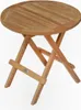 Rondo Teak Klapptisch – Ø 50 cm – Zusammenklappbarer Produktbild-Vorschau 2