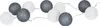 10er Lichterkette LED Ø6cm Kugeln Girlande Lampions Produktbild-Vorschau 1
