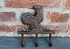 Gancio da parete Gallo in ghisa Anteprima dell’immagine prodotto 4