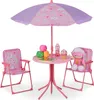 Relaxdays Camping Kindersitzgruppe, Einhorn Motiv, Produktbild-Vorschau 1