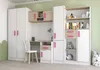 Jugendzimmer Wohnwand Kinderzimmerwohnwand 300 cm WEIß Produktbild-Vorschau 1