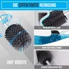 Strex Silikon-Toilettenbürste mit Halter | Antibakterielle Produktbild-Vorschau 4