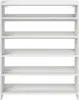 vidaXL Schuhregal Weiß 80x25x100 cm Holzwerkstoff Produktbild-Vorschau 4