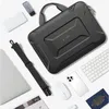 A collection of tech accessories laid out on a white background, including a laptop bag, laptop, keyboard, mouse, smartphone, passport, and portable charger. Náhled obrázku produktu