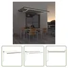 The Living Store Markise Manuell Einziehbar mit LED 450x300 Produktbild-Vorschau 8