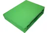 A green fitted sheet is shown on a white background. Produktbild-Vorschau