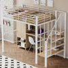 Letto a soppalco Flieks 140x200cm con scale, letto a Anteprima dell’immagine prodotto 2