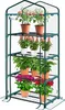 A four-tier greenhouse with plants on each shelf, against a white background. Produktbild-Vorschau