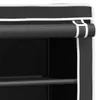 vidaXL Waschmaschinenregal 2 Ablagen Schwarz 71x29,5x170,5 Produktbild-Vorschau 6