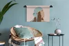MuchoWow® Wandteppich Wandbehang Sommer - Frau - Kopftuch - Produktbild-Vorschau 5