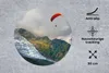 MuchoWow® Mauspad Mousepad Alpen - Gleitschirmfliegen - Produktbild-Vorschau 2
