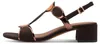 MARCO TOZZI Damen Sandale Textil Sandalette Metallic Produktbild-Vorschau 3