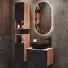Planetmöbel Waschtischunterschrank Astra 60 cm Gold Produktbild-Vorschau 1