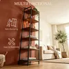 Schmales Regal 6 Ebenen, 30 x 33 x 166 cm, Produktbild-Vorschau 2
