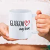 Huuraa Kaffeetasse Glasgow my love 330ml Weiß Keramik Produktbild-Vorschau 3