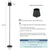 LED Stehleuchte Wohnzimmer Toch Dimmbar 3000K-6500K Produktbild-Vorschau 4