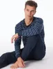 Schiesser - Basic - Pyjama (maat 48, nachtblauw) Productafbeelding-voorbeeld 6
