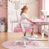 HOFFREE Ergonomická dětská židle k psacímu stolu, růžová, s Náhled obrázku produktu 4