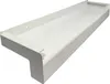 Aluminium Fensterbank weiß, Ausladung: 195 mm, Rasterlänge: Produktbild-Vorschau 1