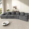 Merax Modulares Sofa 4-Sitzer aus Cordstoff, 4 frei Produktbild-Vorschau 5