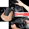 Auto Lenkradbezug, strapazierfähig, Echtleder, rutschfest, Produktbild-Vorschau 7