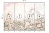 Muralo Vlies Fototapete EINHORN Blumen Regenbogen Aquarell Produktbild-Vorschau 3