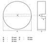 BGS Support en caoutchouc pour cric 75 x 35 mm - 72112 Voir les images du produit 11
