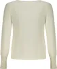 Elegante Damen-Strickjacke Weiß mit V-Ausschnitt & Produktbild-Vorschau 2
