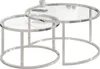 Runder Tisch CIRI CHROM 2in1 Glasplatte Produktbild-Vorschau 6