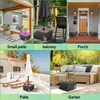 Porte-parapluie Izrielar à roulettes pour terrasse et Voir les images du produit 9