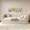 Flieks Polsterbett 90x200cm mit Ausziehbett, Schlafsofa Produktbild-Vorschau 3