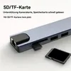 Laptop-Dockingstations, 10 in 1 USB C Hub Adapter, 100W Produktbild-Vorschau 8