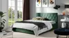 Doppelbett TIBOR – 160x200, grün Produktbild-Vorschau 1