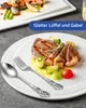 40-teiliges Besteckset aus poliertem Edelstahl für 8 Produktbild-Vorschau 4