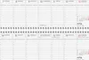 A calendar page showing the days of April with space for notes. Podgląd zdjęcia produktu