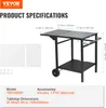 VEVOR Carrello di servizio Carrello da cucina 97,2 x 64 x Anteprima dell’immagine prodotto 7