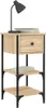 vidaXL Noční stolky 2 ks dub Sonoma 34x36x70 cm výrobek z Náhled obrázku produktu 4