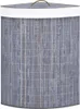 vidaXL Rohový koš na prádlo Bamboo Grey 60 L Náhled obrázku produktu 3