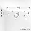 Briloner Plafonnier orientable 44 x 8,5 cm douille GU10 Voir les images du produit 5