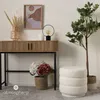 Hocker "Sinan" - weiß - Bouclé - Atmosphera créateur Produktbild-Vorschau 2