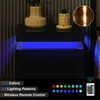 CLIPOP Nachttisch mit RGB LED, 2 Schubladen, Holz Produktbild-Vorschau 8