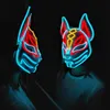 LED Katzenmaske leuchtend Cosplay Halloween Katzenkostüm Produktbild-Vorschau 7