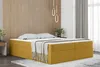 Boxspringbett Schlafzimmerbett PRIMA 180x200cm Stoff Gelb Produktbild-Vorschau 2